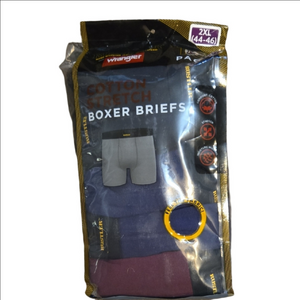 Wrangler Men's Boxer Briefs -10 Pack Size 2XL